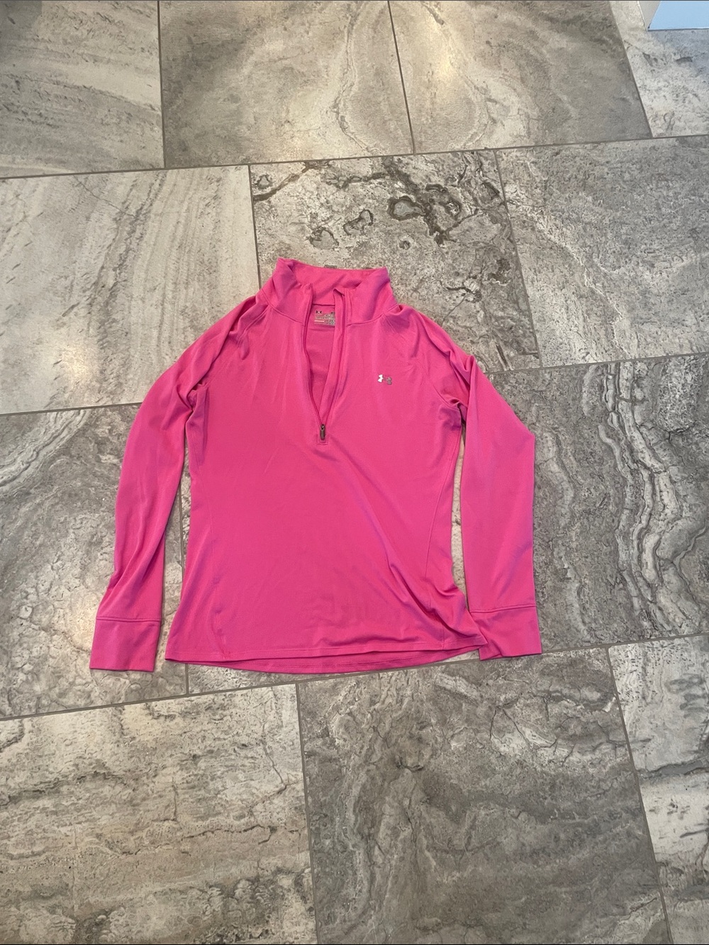 Under Armour Women's Hot Pink Quarter Zip Pullover